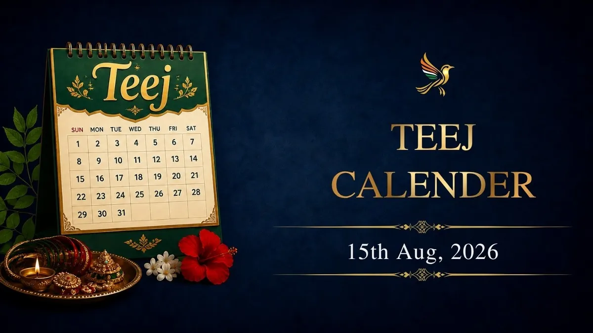 Teej 2026 Calendar: Hariyali Teej, Kajari Teej & Hartalika Teej Dates